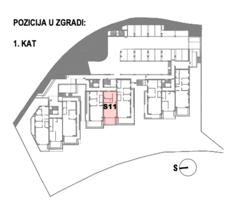 Stan 11 – 1. kat - Terase Podstrana 