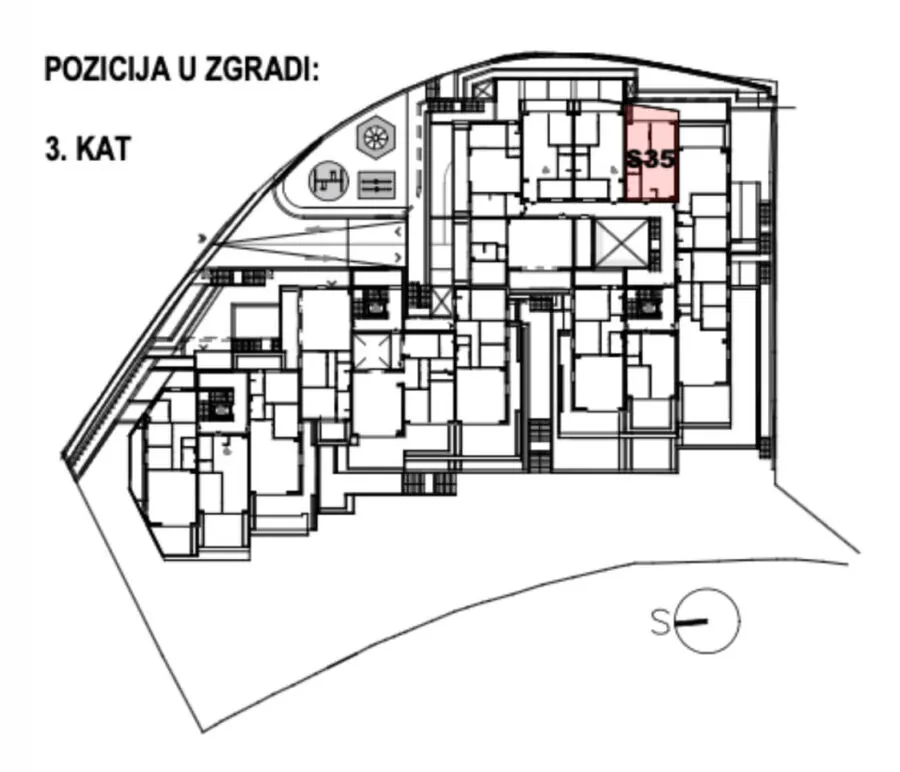 Stan 35 – 3. kat - Terase Podstrana 