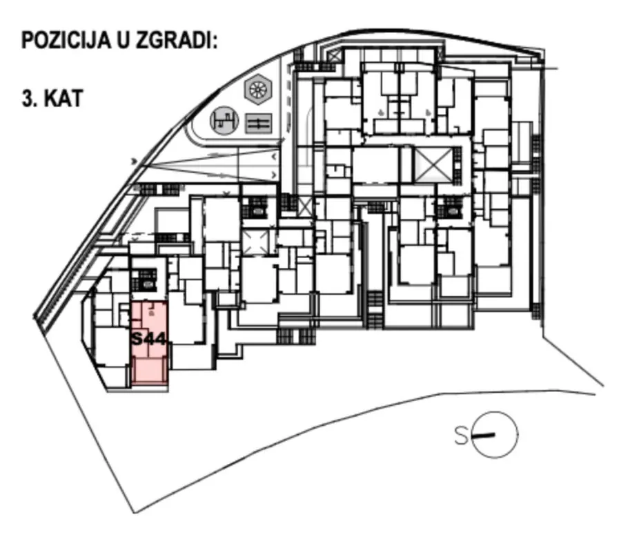 Stan 44 – 3. kat - Terase Podstrana 