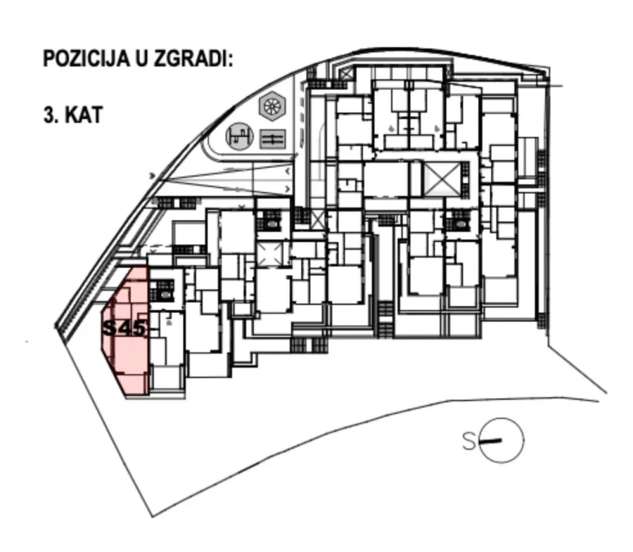 Stan 45 – 3. kat - Terase Podstrana 