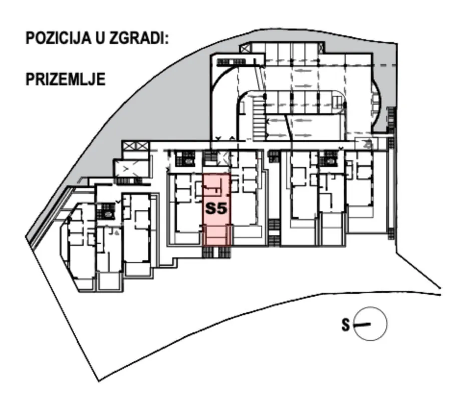 Stan 5 – prizemlje - Terase Podstrana 