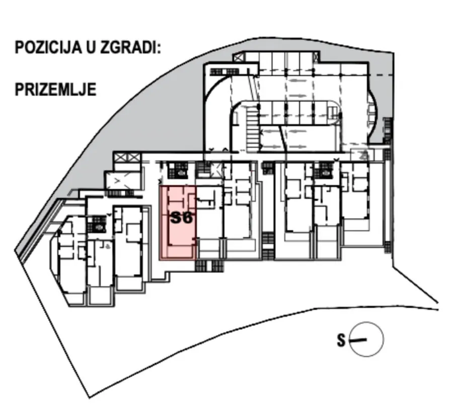 Stan 6 – prizemlje - Terase Podstrana 