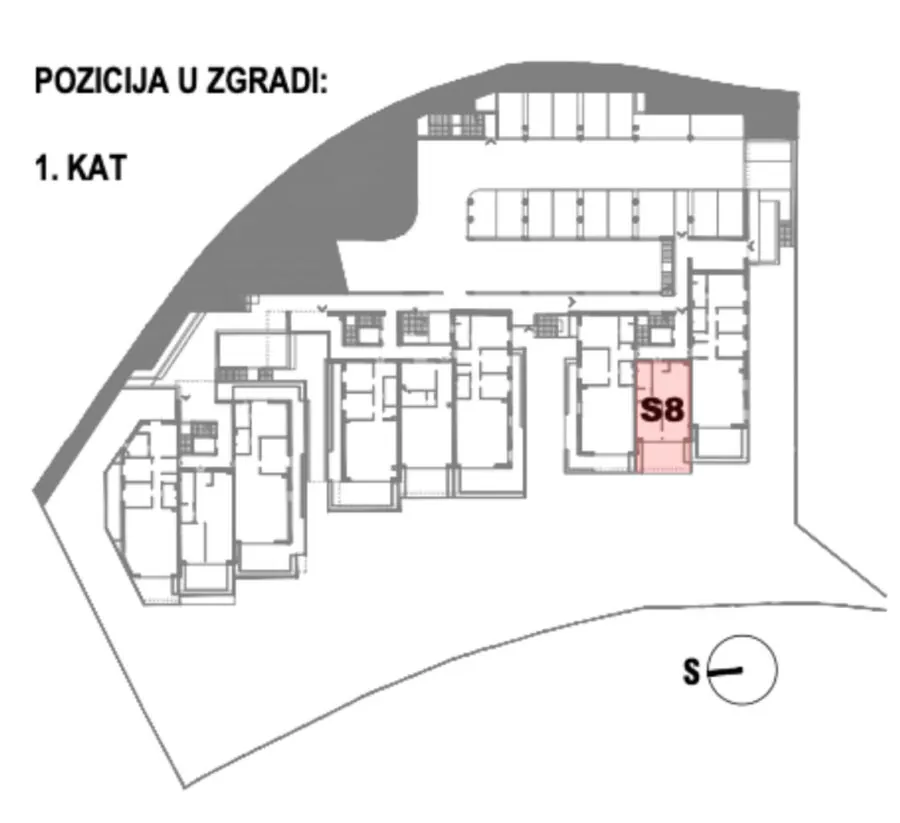 Stan 8 – 1. kat - Terase Podstrana 